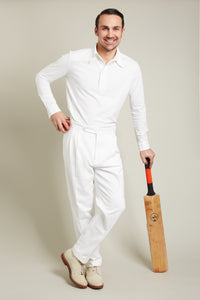 The N.E. Blake & Co. Len Hutton Cricket Trousers and N.E. Blake & Co. Peter May Cricket Shirt