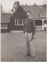 Paddy Padwick playing golf in the 1950s