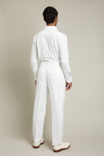 Load image into Gallery viewer, Rear view of the N.E.Blake &amp; Co. Peter May Shirt and Len Hutton Trouser